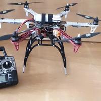 Drone DJI F550 Naza Radiocomando Turnigy 9XR Pro