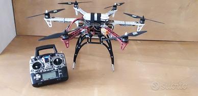 Drone DJI F550 Naza Radiocomando Turnigy 9XR Pro
