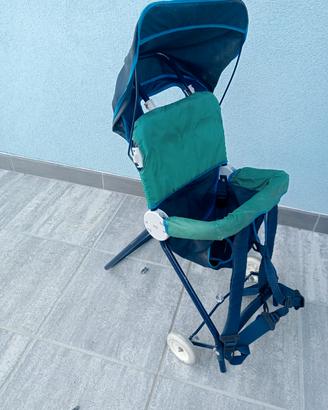 zaino porta enfant  con cappottina 