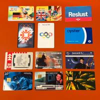 Set schede telefoniche e varie anni ‘80 e ‘90.