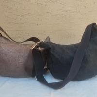 2 borse borsa mezzaluna Borbonese con tracolla