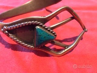 Bracciale artigianale con pietra vera stupendo