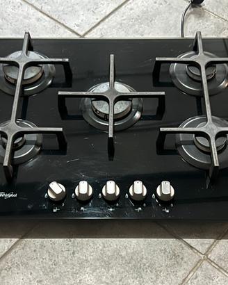 PIANO COTTURA A GAS Whirlpool GOA 7513/NB