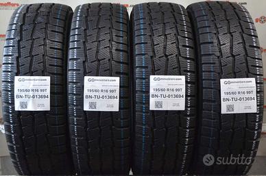 4 pneumatici michelin 195/60 r16 99t tu13694