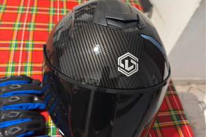 Casco moto integrale sportiva
