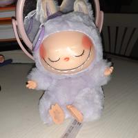 Labubu portachiavi lilla