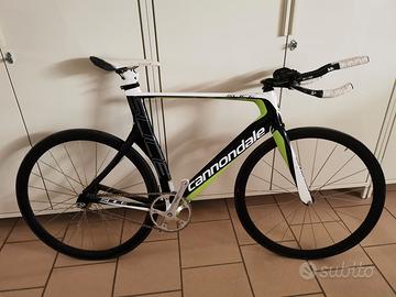 BICICLETTA DA PISTA IN CARBONIO - SCATTO FISSO 