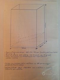 Contenitore per stiva Pellet con coclea