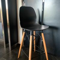 Sgabello Gambe in legno