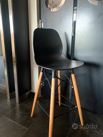 Sgabello Gambe in legno