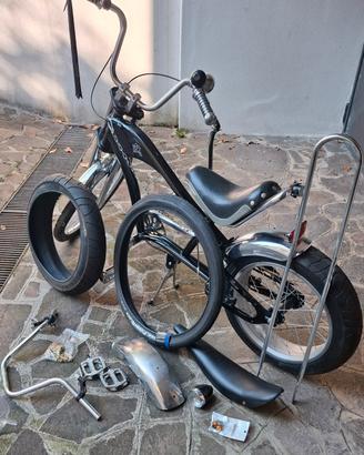 Bici custom stile Harley Davidson