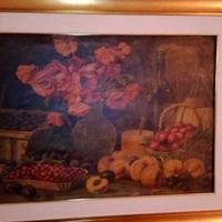 QUADRO-NATURA MORTA-V.POLLI-XX SECOLO-71x89