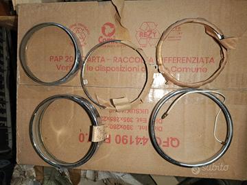 cornice ghiera vespa lambretta cromata in ottone n