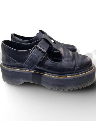 DR. MARTENS - BETHAN STRINGATA DONNA NERA SCATOLA