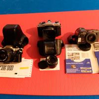 Nikon, Fujica e Olympus analogiche