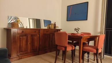 Mobile vetrina/credenza in vero legno - fatto a ma