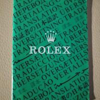 BOOKLET ROLEX TRANSLATION ANNO 1989