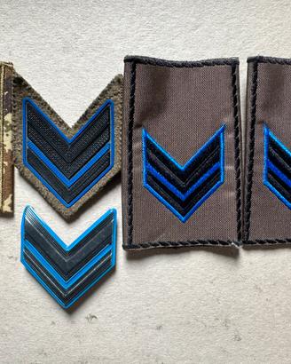 Gradi tubolari/velcro caporale Esercito Italiano
