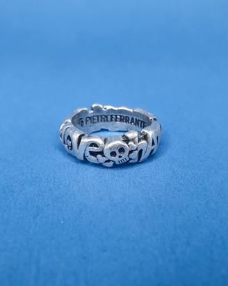 ANELLO VINTAGE "PIETRO FERRANTE" LOVE & HATE