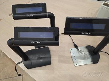 3 Pezzi Display Custom XD mono Registratore Cassa