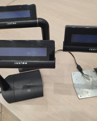 3 Pezzi Display Custom XD mono Registratore Cassa