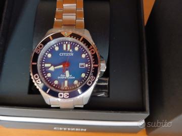 citizen sub blu corredo completo con bombola