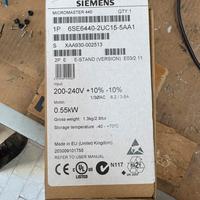 Siemens Micromaster 440 6SE6440‑2UC15‑5AA1 Nuovo