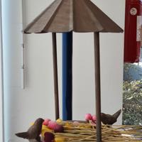 Idea arredo mangiatoia per uccelli