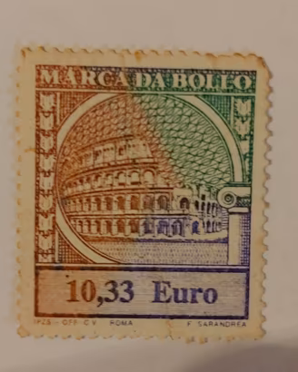 marca da bollo vintage