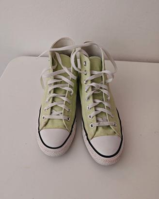 Converse Chuck Taylor alte verde chiaro