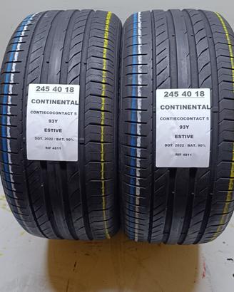 2 GOMME 245 40 18 CONTINENTAL RIF4811