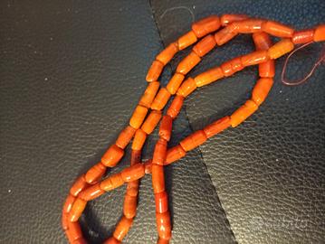 collana corallo vintage 