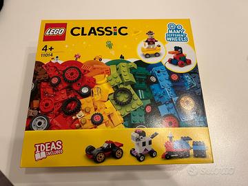 Lego Classic 11014 - Mattoncini e ruote 