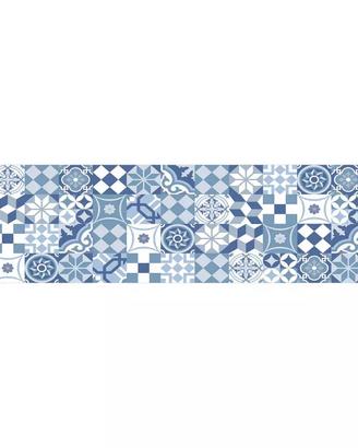 Paraschizzi maioliche azzurre cucina