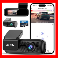 Dash Cam Auto Anteriore/Posteriore 4K+1080P NUOVA