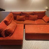 Divano angolare  con isola