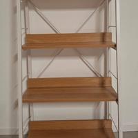 Mobile scaffale ferro e legno