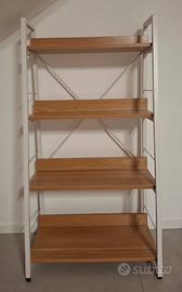 Mobile scaffale ferro e legno
