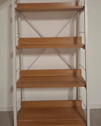 Mobile scaffale ferro e legno