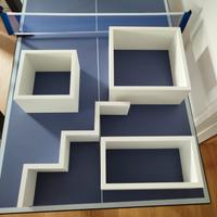 Set mensole  bianche varie forme e dimensioni