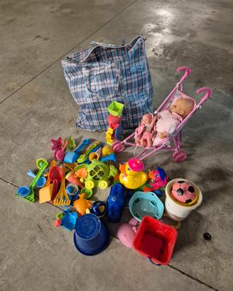 Giochi mare per bimbi