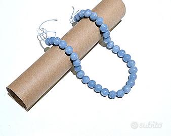 Angelite Naturale filo pietre Ø 12 mm