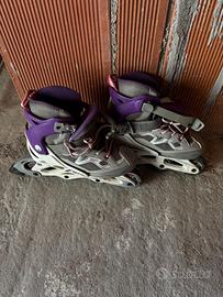 Roller da bambina Oxelo taglia regolabile (35–38)