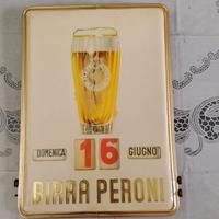 Calendario perpetuo Birra Peroni Vintage anni 60