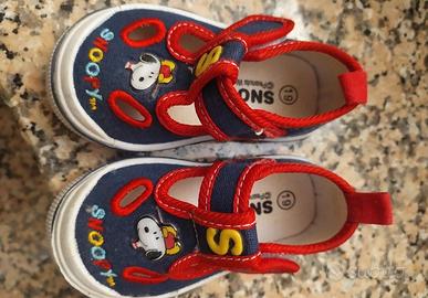 Sneakers/sandali in tela semi aperta con occhielli