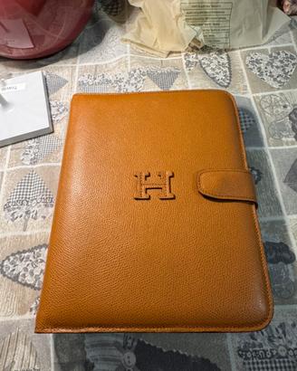 Agenda Hermes Vintage pelle ad anelli