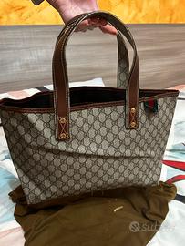 Borsa Gucci GG Supreme Tote Sherry