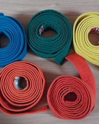 Cinture arti marziali (judo, ju-jitsu, karate)