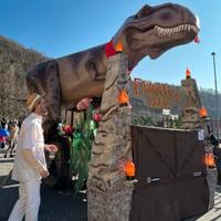 Carro allegorico Jurassic Park