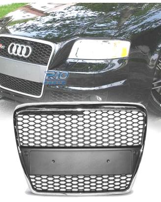 GRIGLIA AUDI A6 4F 04-08 LOOK RS6 ARGENTO